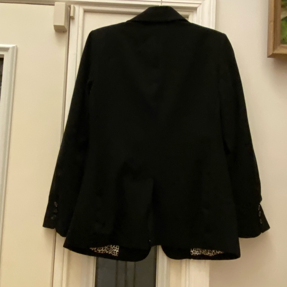 Chico’s lined blazer.  Black.  Like new